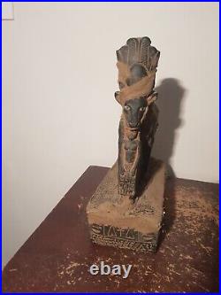 Rare Antique Ancient Egyptian Bug Statue God Hathor Cow beauty music dance2480BC