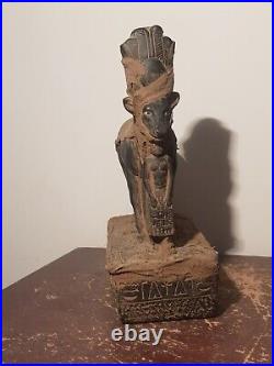 Rare Antique Ancient Egyptian Bug Statue God Hathor Cow beauty music dance2480BC