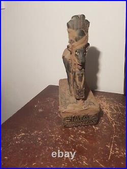 Rare Antique Ancient Egyptian Bug Statue God Hathor Cow beauty music dance2480BC