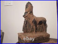 Rare Antique Ancient Egyptian Bug Statue God Hathor Cow beauty music dance2480BC