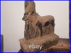 Rare Antique Ancient Egyptian Bug Statue God Hathor Cow beauty music dance2480BC