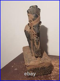 Rare Antique Ancient Egyptian Bug Statue God Hathor Cow beauty music dance2480BC