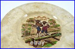 Rare Antique Beautiful Dish Plate Old Collectible Halloween decor. I20-21