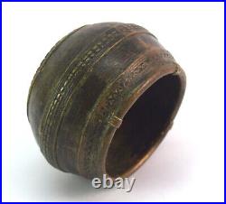 Rare Antique Bronze Tribal Beautiful Crafted Pot/Vessel Collectible. G18-72