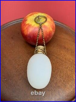 Rare Antique C1860 White Glass perfume scent bottle Beautiful Early Museum Qual