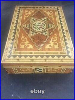 Rare Antique Jewish Judaica Tin Box Beautifully Decorated Star Of David Religion