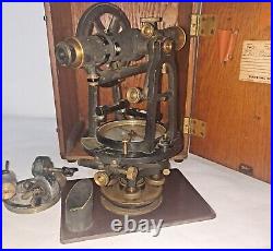 Rare Antique Keuffel & Esser Co. Transit Survey Instrument. Beautiful