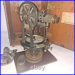 Rare Antique Keuffel & Esser Co. Transit Survey Instrument. Beautiful