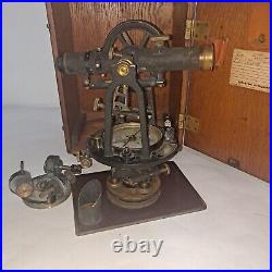 Rare Antique Keuffel & Esser Co. Transit Survey Instrument. Beautiful