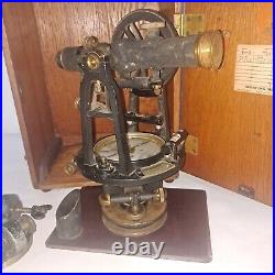 Rare Antique Keuffel & Esser Co. Transit Survey Instrument. Beautiful