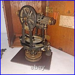 Rare Antique Keuffel & Esser Co. Transit Survey Instrument. Beautiful