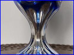 Rare Antique Mercury Glass Vase. Signed E. Varnish. 1850. Rare Shape. Beautiful