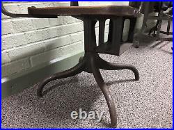 Rare Antique Vtg Wood & Metal School Desk With Side Metal Cubby Beautiful