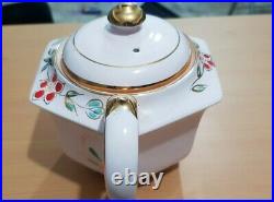 Rare Antique / vintage Sadler Art Deco Hexagonal Floral Teapot beautiful item