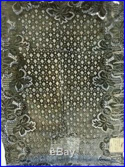Rare Beautiful 18th C. French Silk Velvet Section of a Vest (2464)