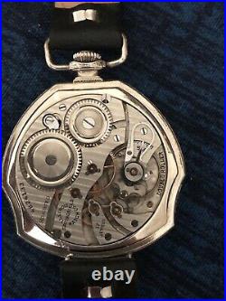 Rare Beautiful 1926 Illinois Unique Case Trench Watch