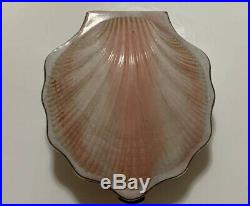 Rare & Beautiful 1950s Russian Hallmarked 875 Silver Clam Shell Compact 92.4g