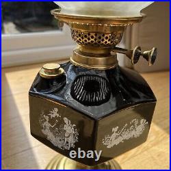 Rare Beautiful Antique Brass Oil Lamp Super Clean Condition No Damage