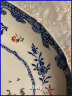 Rare Beautiful Antique Chinese qianlong export porcelain famille rose plate