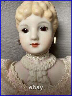Rare Beautiful Antique Parion Bisque Porcelain Doll. Postpaid
