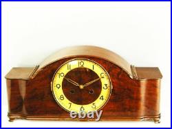 Rare Beautiful Art Deco Kienzle Chiming Mantel Clock With Pendulum
