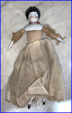 Rare Beautiful Bawo & Dotter German Antique China head doll original dress