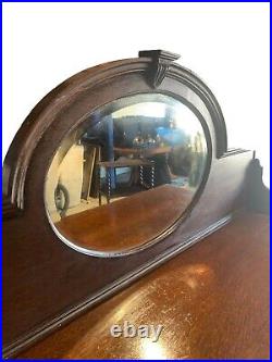 Rare & Beautiful Edwardian Antique Mirror Backed Sideboard. 100 Years Old. C1920