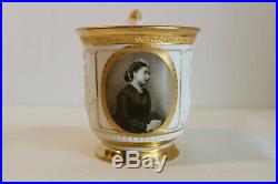 Rare & Beautiful Kpm Portrait Cup Queen Victoria 19th Century