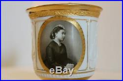 Rare & Beautiful Kpm Portrait Cup Queen Victoria 19th Century