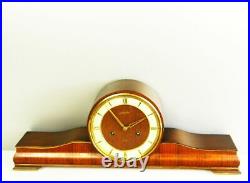 Rare Beautiful Later Art Deco Junghans Chiming Mantel Clock