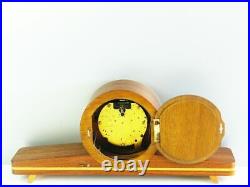 Rare Beautiful Later Art Deco Junghans Chiming Mantel Clock From 50 ´s