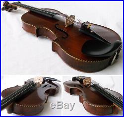 Rare Beautiful Old German Master Violin Video Antique 222