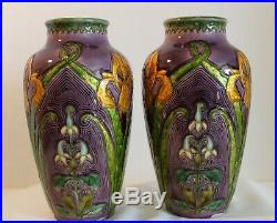 Rare & Beautiful Pair Of Sevres Optat Milet Vases 19th Century