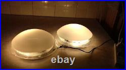 Rare Beautiful Pairs Clearance Murano Years 70 Vintage Ceiling Lights Lustre