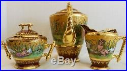 Rare & Beautiful Royal Vienna Tea Set Antique