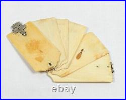 Rare Beautiful Victorian White Metal Aide Memoire Note Pad