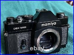 Rare Black Mamiya DSX 1000B 1000 Camera Body Beautiful & Working