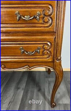 Rare Carved French oak beautiful bureaux / writing desk / Secretaire (LOT 2908)