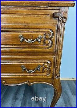 Rare Carved French oak beautiful bureaux / writing desk / Secretaire (LOT 2908)