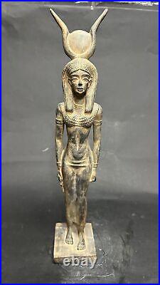 Rare Hathor Goddess Statue Ancient Egyptian Mythology Beauty