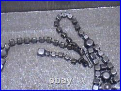 Rare Huge Vintage Gorgeous Rhinestone Kramer Juliana Glass Crystal Bib Necklace