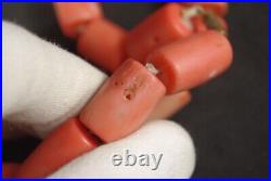 Rare Large Vintage Beautiful Coral Beads