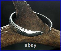 Rare beautiful ancient decorated Viking billon (silver alloy) bracelet