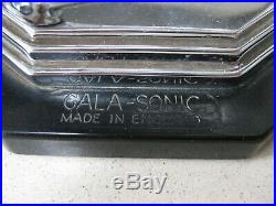 Rare beautiful condition 1955 chrome desk top Art Deco fighter lighter by Gaia