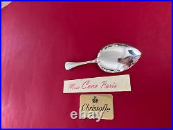 Shovel ice Christofle France Beads Silver Metal Rare Beautiful Condition 25CM