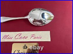 Shovel ice Christofle France Beads Silver Metal Rare Beautiful Condition 25CM