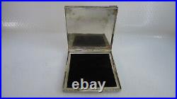 Silver 800 Hinged Box Case Beautiful Rare Vintage