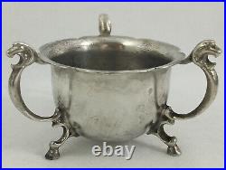 Sterling Silver Small Bowl Beautiful Rare Old Vintage