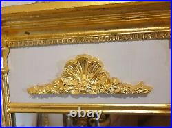 Stunning Rare Beautiful Condition Victorian Antique Gold Giltwood Pier Mirror