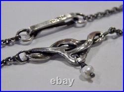 TROLLBEADS OOAK Antique Necklace withPearl Celtic 15 SN BEYOND RARE (ONE) NEW